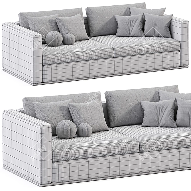 Burton James 649 Sofa: 2015 Evolution 3D model image 5