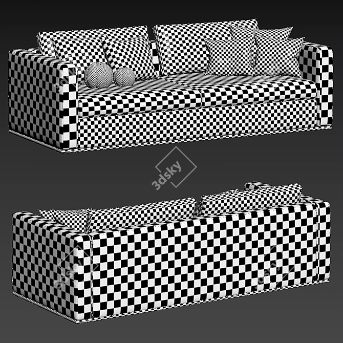 Burton James 649 Sofa: 2015 Evolution 3D model image 6