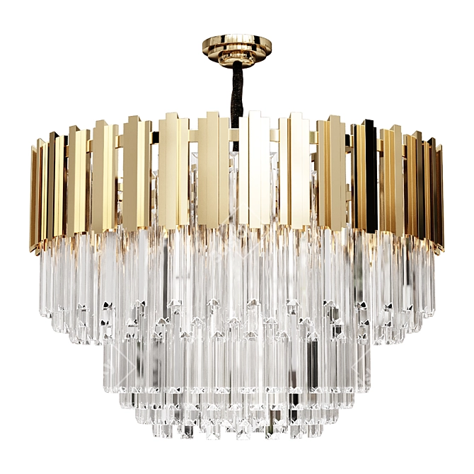 Modern Pendant Chandelier Lighting Fixture 3D model image 1