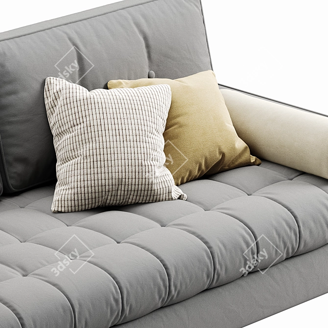 Luxurious Siteno Sofa Set 3D model image 3