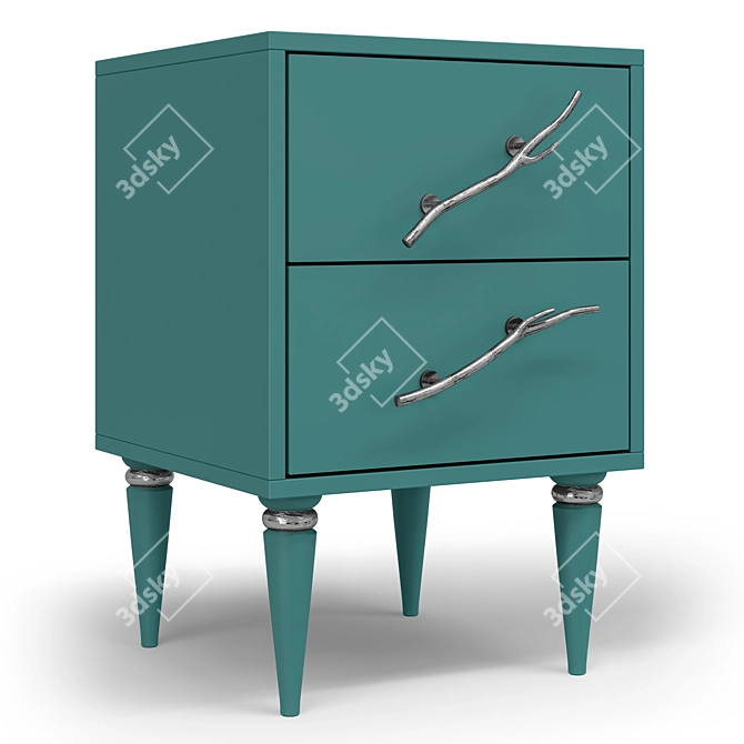 Art Kolor Matte Classic Nightstand 3D model image 7