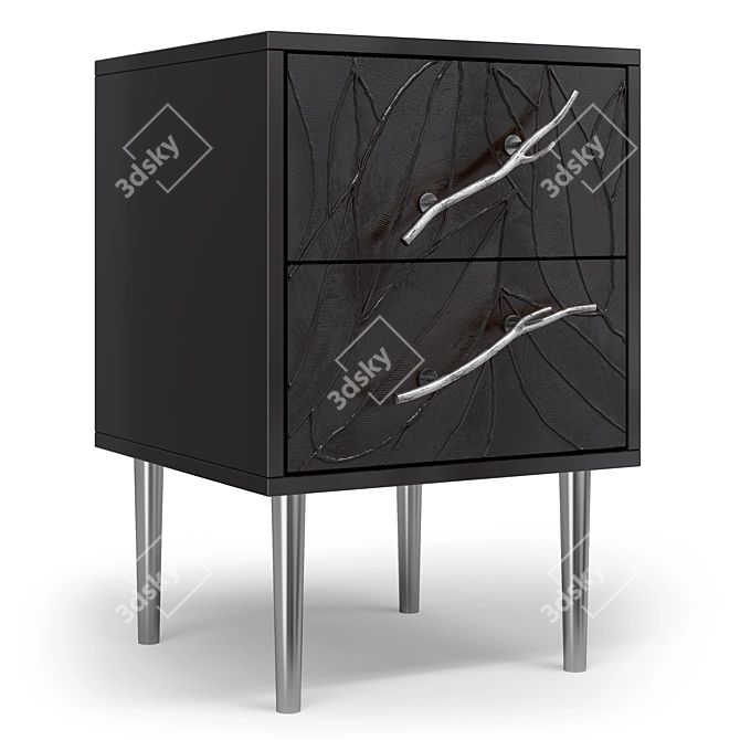 Art Kolor Leaves Style Cabinet 3D model image 3