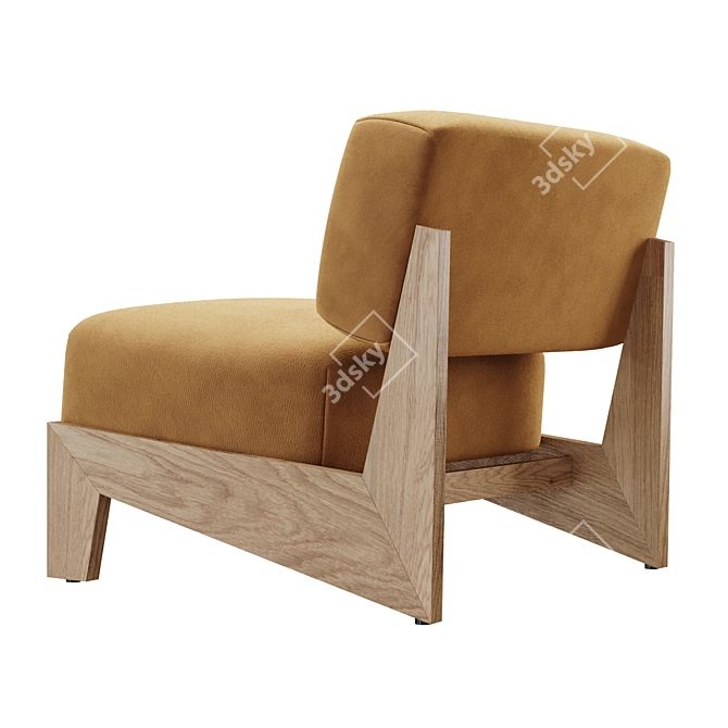 Fashionable Schulte Chair Model 3D model image 4