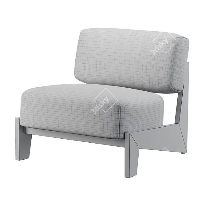 Fashionable Schulte Chair Model 3D model image 6