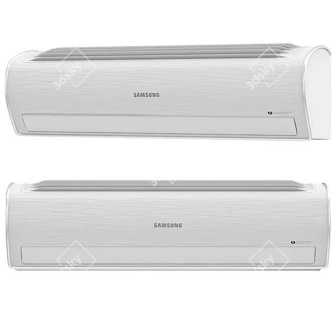 Samsung Nordic Air Conditioner Kit 3D model image 1