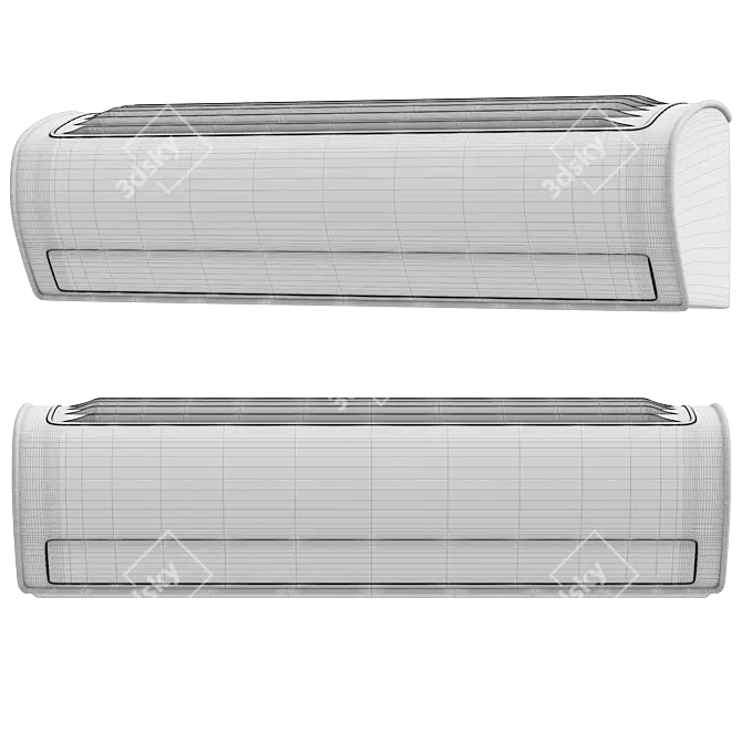 Samsung Nordic Air Conditioner Kit 3D model image 3