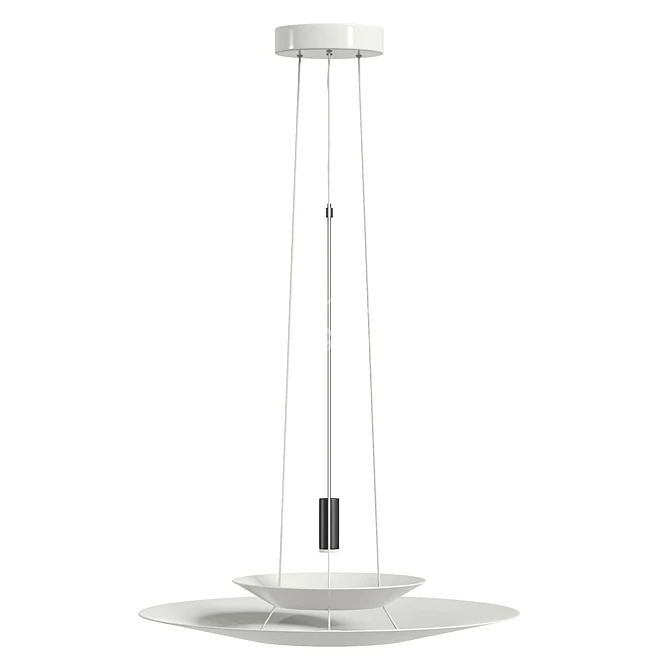 Vibia Flamingo 1540 Dimmable Pendant - Real Size Model 3D model image 3