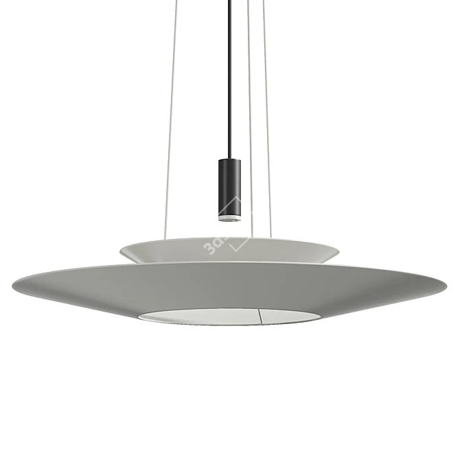 Vibia Flamingo 1540 Dimmable Pendant - Real Size Model 3D model image 5