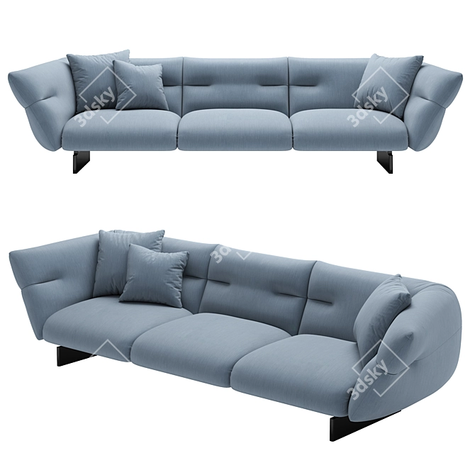 Modern Cloud Comfort Seating Solution 3D model image 1