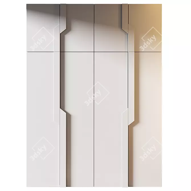 Modern Wardrobe Model for 3D 3D model image 1