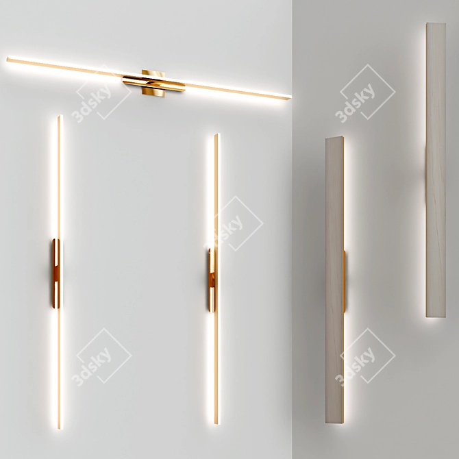 Contardi FLY LED Sconces Collection 3D model image 2