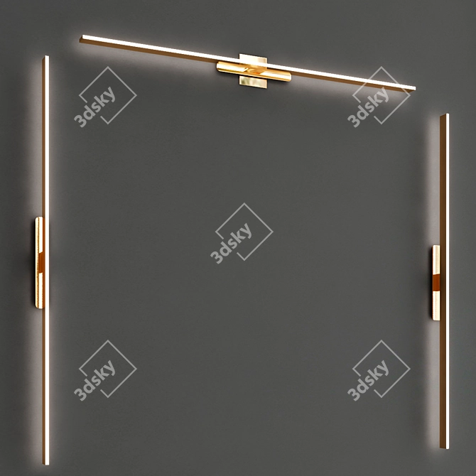 Contardi FLY LED Sconces Collection 3D model image 3