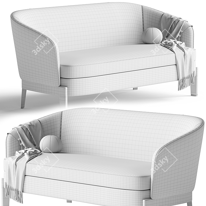 Elegant Chelsea Sofa Design 3D model image 1