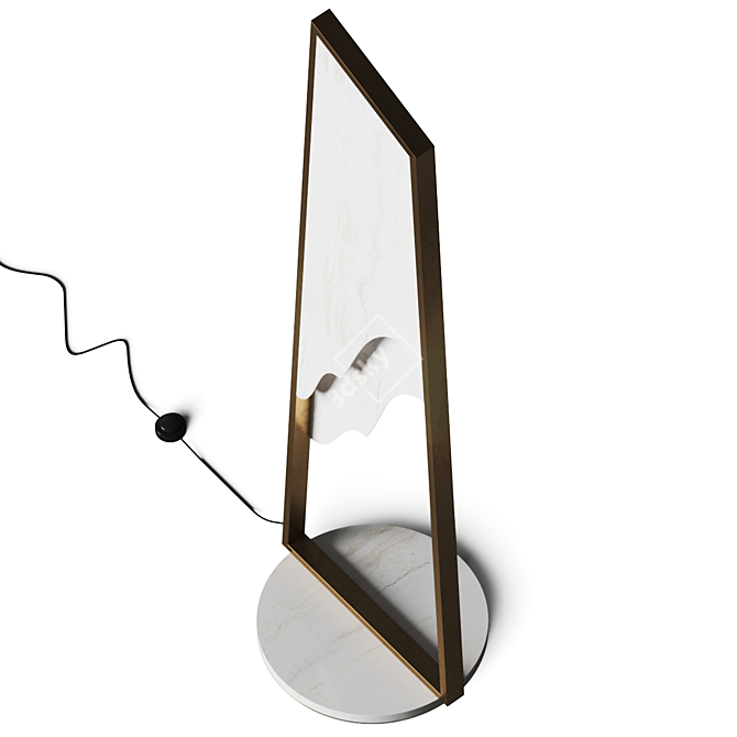 Versatile Modern Design Floor Lamp 3D model image 2