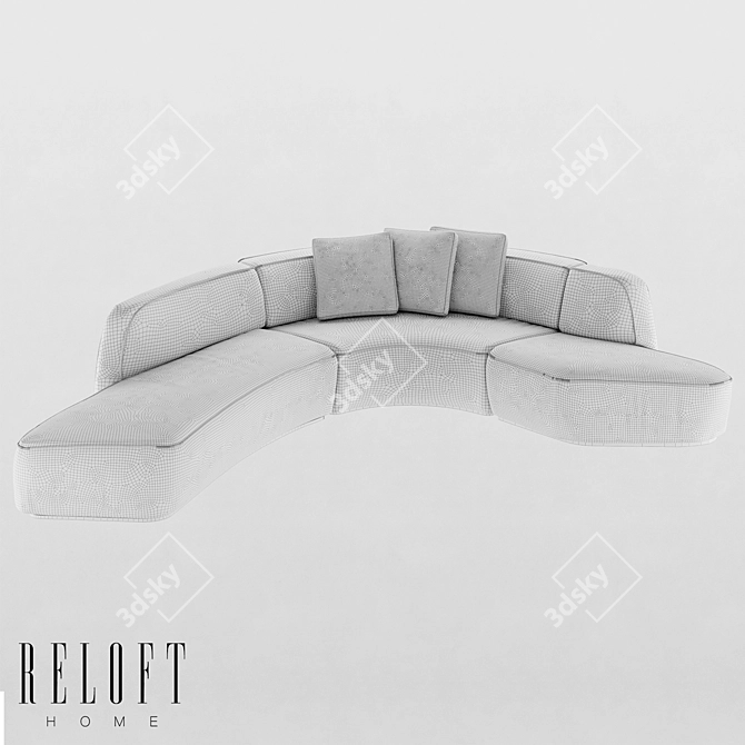 Cashew Modular Sofa Set 6 3D model image 2