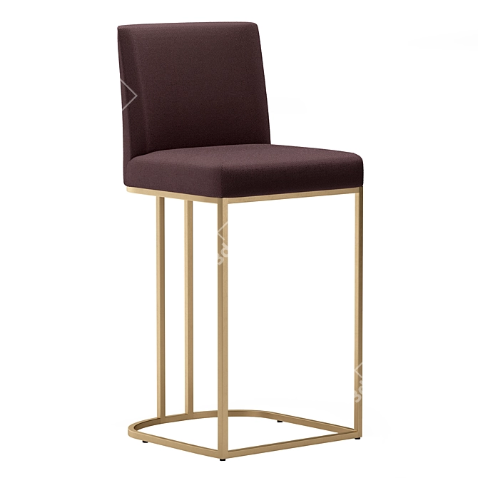 Modern Rayla Bar Stool 3D model image 1