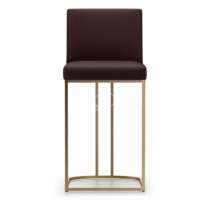 Modern Rayla Bar Stool 3D model image 4