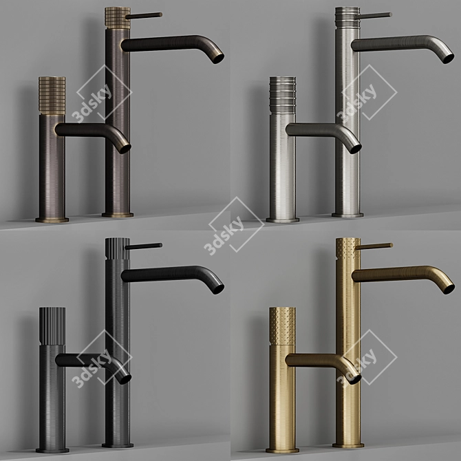 Ritmonio DIAMETRO35 Faucet Set Unique 3D model image 6