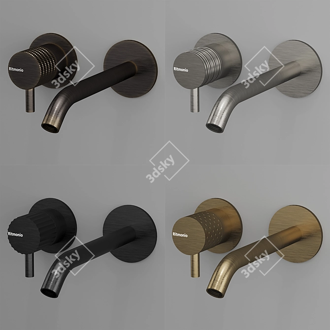 Ritmonio DIAMETRO35 Faucet Set Unique 3D model image 12