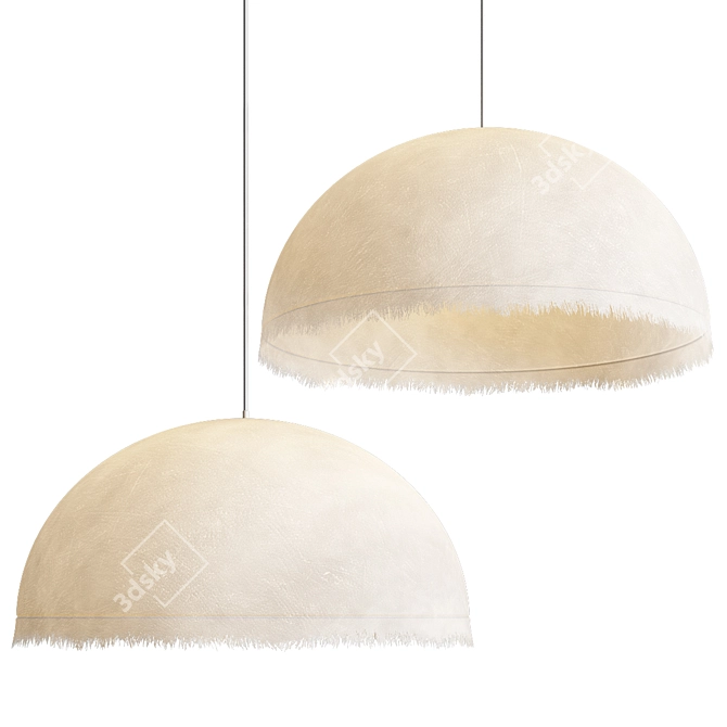 Conceptual Fiberglass Pendant Lamps 3D model image 3