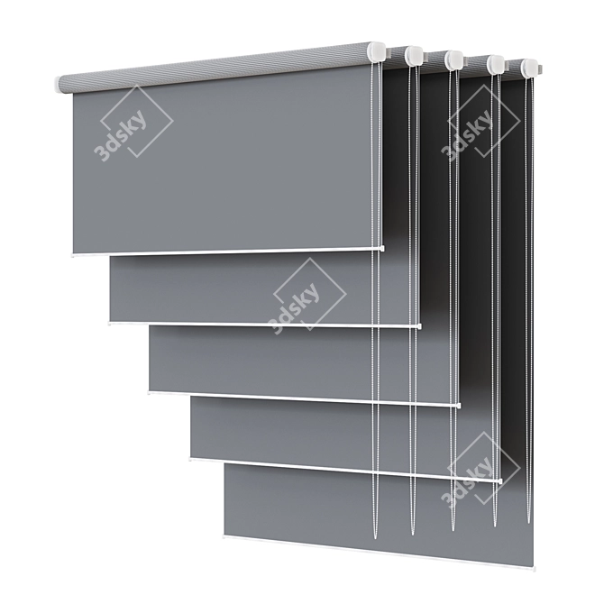 Customizable Roller Shades | Set 3D model image 12