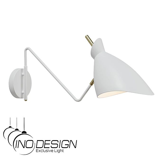 InoDesign Hannover White Loft Pendant 3D model image 1