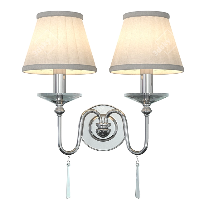 Elegant Elstead Lighting Wall Sconce 3D model image 1