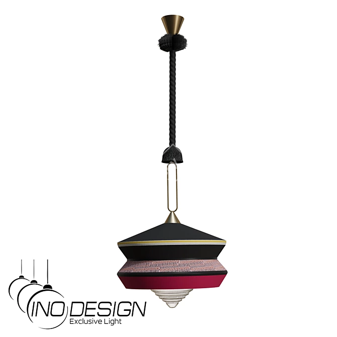 Inodesign Calypso A Pendant Light 3D model image 1