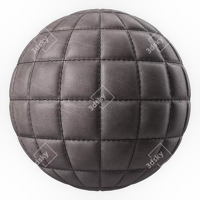 Stitched Leather Texture Pack 3D model image 7