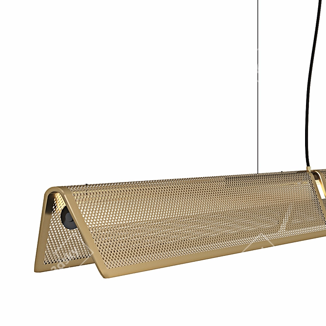 Perforated Metal Darja Lamp 3D model image 2