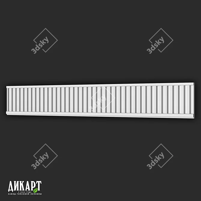 Dikart DF-206 Gypsum Moldings 3D model image 1