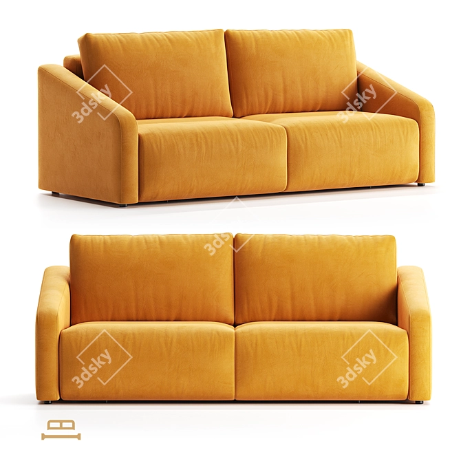 Idealbeds San Remo Sofa Bed 3D model image 2