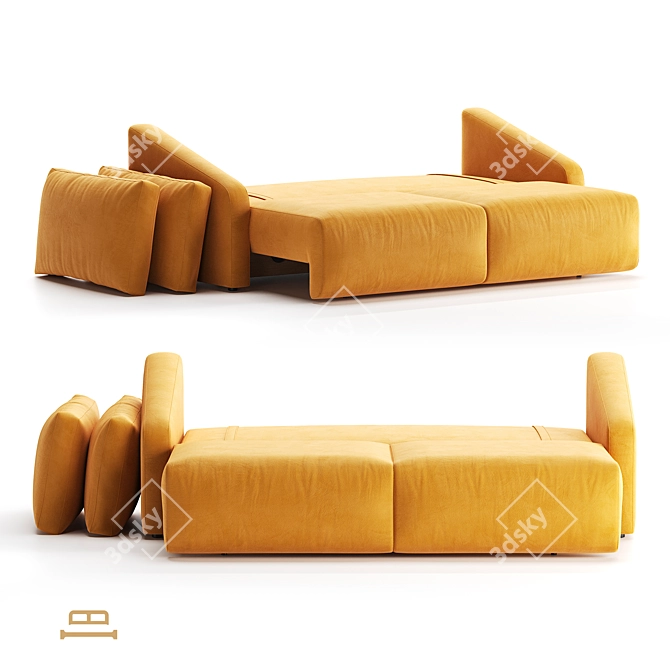 Idealbeds San Remo Sofa Bed 3D model image 3