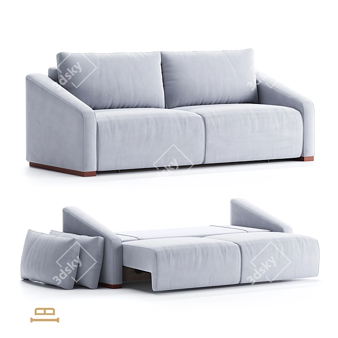 Idealbeds San Remo Sofa Bed 3D model image 5