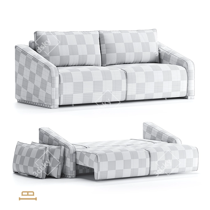 Idealbeds San Remo Sofa Bed 3D model image 8