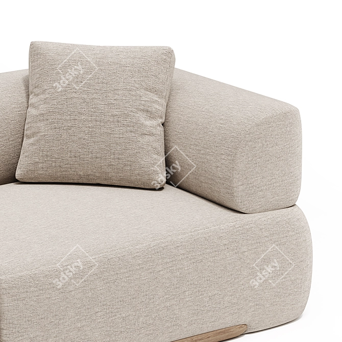 Translation:
КЛЕМ Диван от Porada

Title: Luxurious Klem Sofa Elegance 3D model image 5