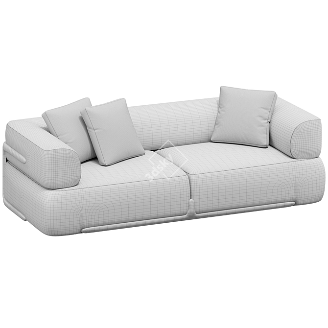 Translation:
КЛЕМ Диван от Porada

Title: Luxurious Klem Sofa Elegance 3D model image 6