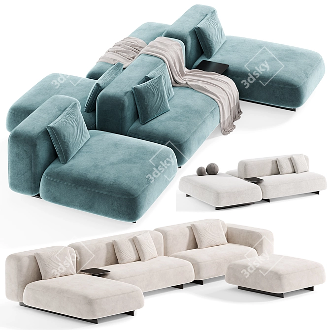 Arper RALIK Modular Sofa 2015 3D model image 1