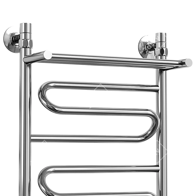 Aquanerzh Zigzag Towel Warmer with Shelf 3D model image 3