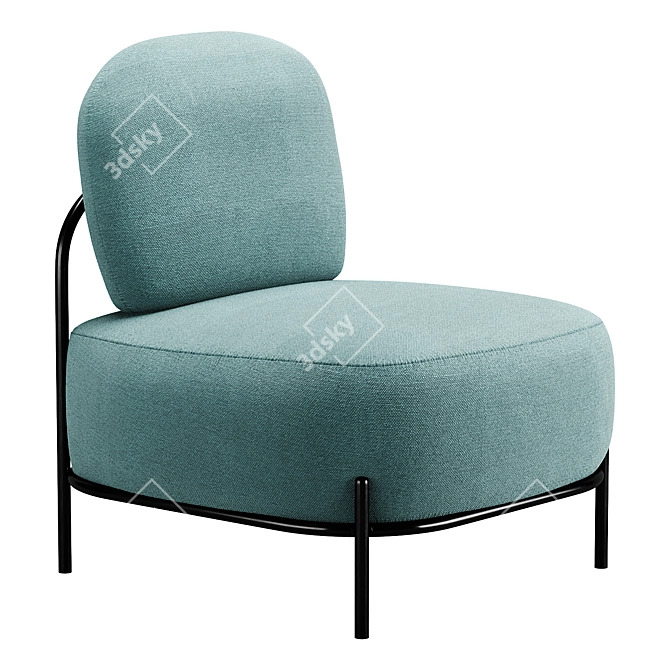 Modern Mellow Armchair Design 3D model image 3