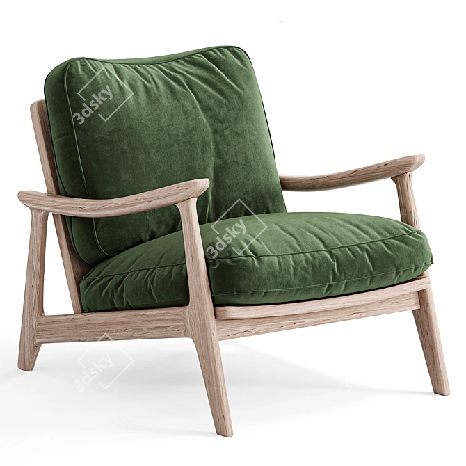 Cozy Squishbag Accent Chair 3D model image 2