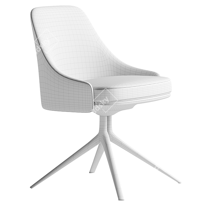 Poliform Stanford Bridge Armchair: Modern Design 3D model image 4