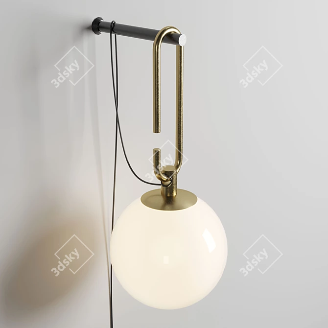 Modern Artemide NH1217 Wall Lamp 3D model image 3