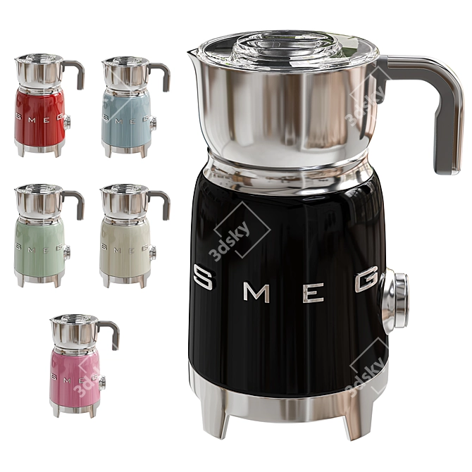 SMEG Modern Kitchen Appliance Set 3D model image 1