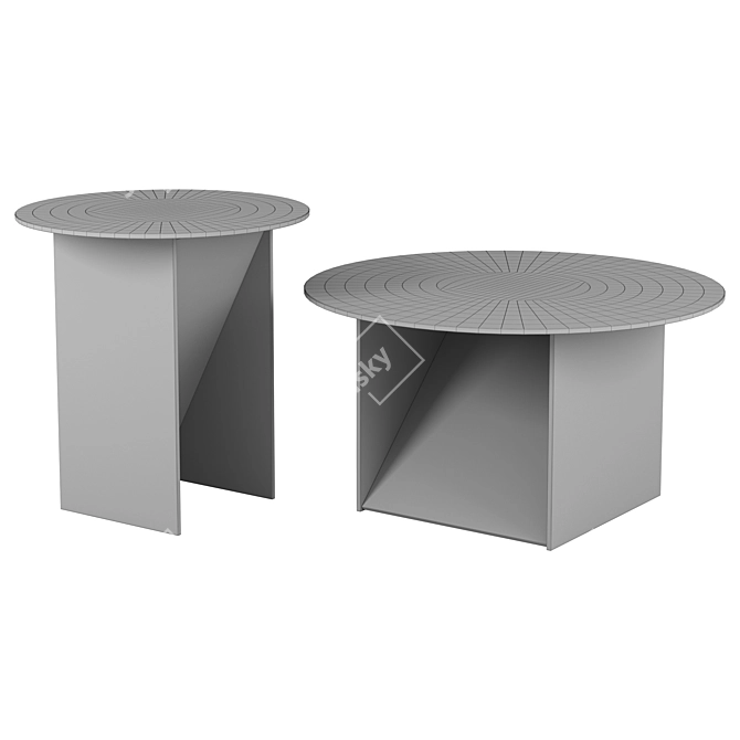 Modern Kaisa Side TablefromJsonTranslation: Современный стол Kaisa. 3D model image 6