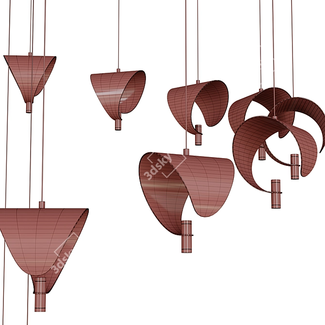 Modern Marchetti Lab Suspension Fixture 3D model image 6