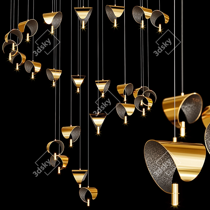 Modern Marchetti Lab Suspension Fixture 3D model image 8