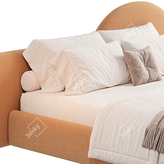 Cosmic Comfort Bed | Modern Design 3D model image 4