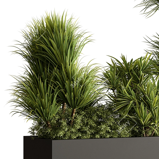 Title: Outdoor Plant Box Collection 3D model image 1