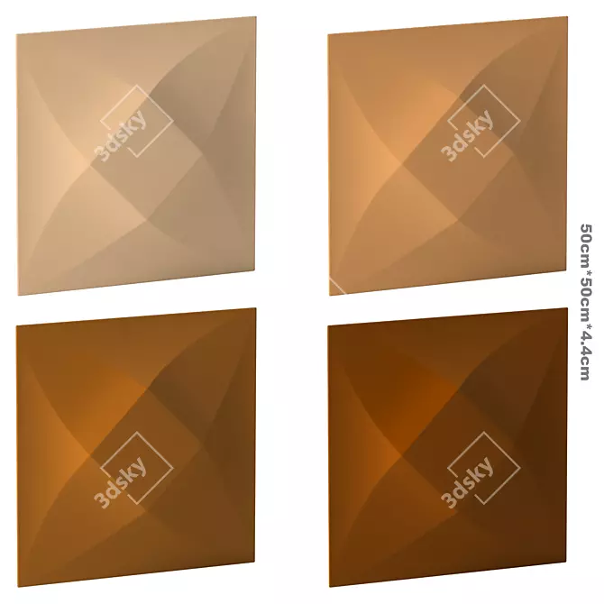 Modern 3D Wall Panel Design 3D model image 4